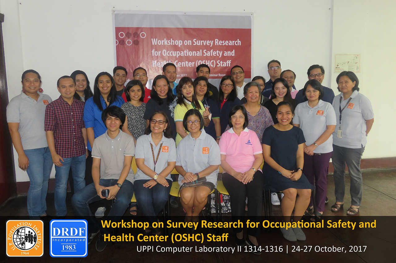 2017 – Workshop on Survey Research for Occupational Safety and Health Center (OSHC) Staff